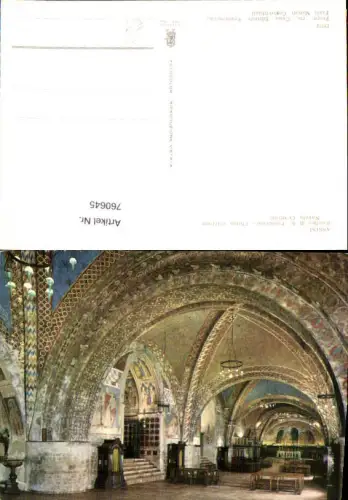 760645 Assisi Basilica di S. Francesco - Chiesa inferiore Perugia Italy