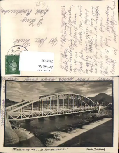 760686 Freilassing St. Rupertusbrücke LK Berchtesgadener Land Brücke