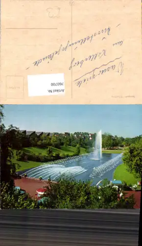760700 Stuttgart Killesberg Wasserspiele am Ausstellungsgelände Stadtkreis Stuttgart