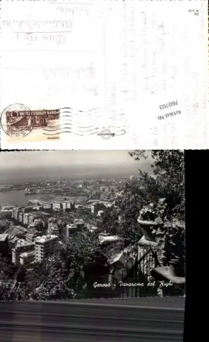 760703 Genova Panorama dal Righi Metropolitan City of Genoa Italy