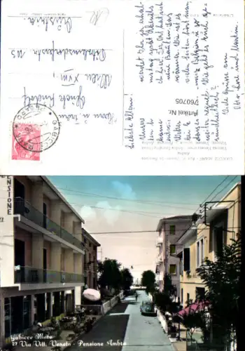 760705 Gabicce Mare Via Vitt. Veneto Pensione Ambra Pesaro Urbino Italy