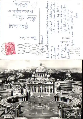 760718 Rom Petersplatz Metropolitanstadt Rom Italy Vatikan