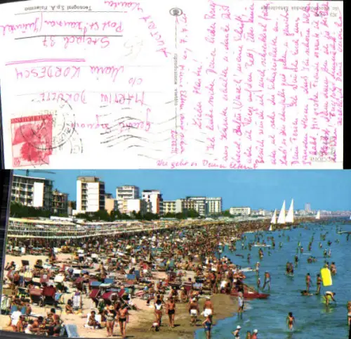 760757 Riccione Strandleben Italy Plage Spiaggia