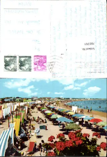 760761 Riviera Adriatica Cesenatico Strandleben Rimini Italy