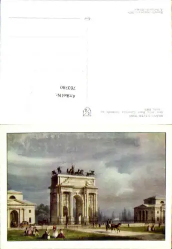 760780 Milano Arco della Pace Metropolitan City of Milan Italy