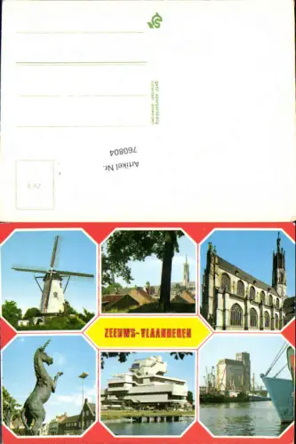 760804 Zeeuws-Vlaanderen Provincie Zeeland Netherlands