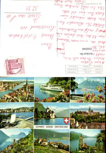 760848 Zürich Zug Luzern Chillon Neuchâtel Thunersee Gandria Erlach Morcote Schweiz Switzerland