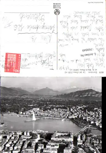 760849 Genève Le jet d'eau Mont-Blanc Canton de Genève Switzerland