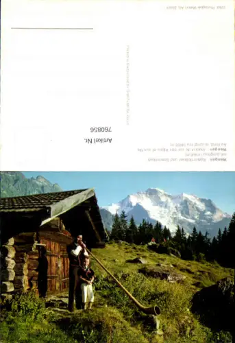 760856 Wengen mit Jungfrau Interlaken-Oberhasli Switzerland