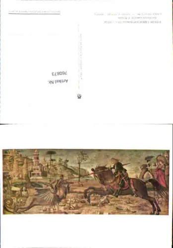 760873 Venezia San Giorgio combatte il Dragone (Vittore Carpaccio) Città metropolitana di Venezia Italy