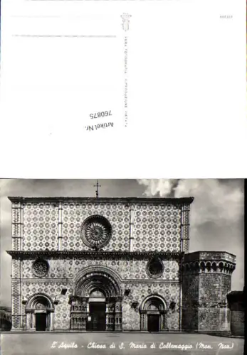 760875 L'Aquila, Chiesa di S. Maria di Collemaggio Provinz L'Aquila Italy