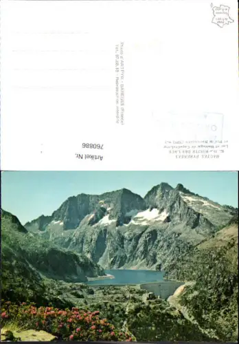 760886 Lac de Cap-de-Long Pic de Néouvielle Lacs Hautes-Pyrénées Les Pyrenees France