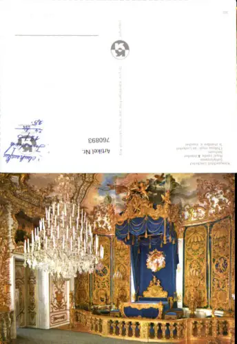 760893 Schloss Linderhof Schlafzimmer Ettal LK Garmisch-Partenkirchen Germany