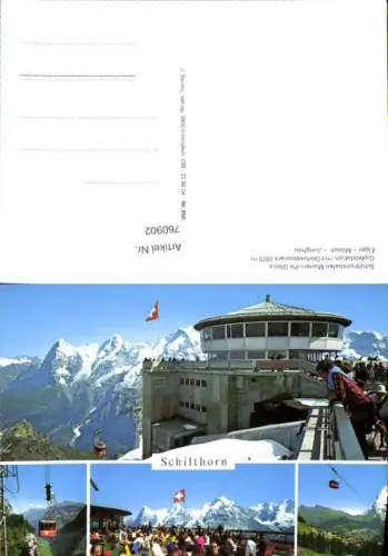 760902 Schilthorn Mürren Piz Gloria Interlaken-Oberhasli Switzerland
