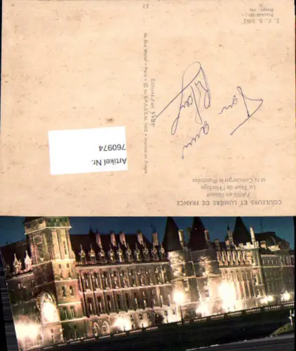 760974 Paris La Tour de l'Horloge Conciergerie Paris France