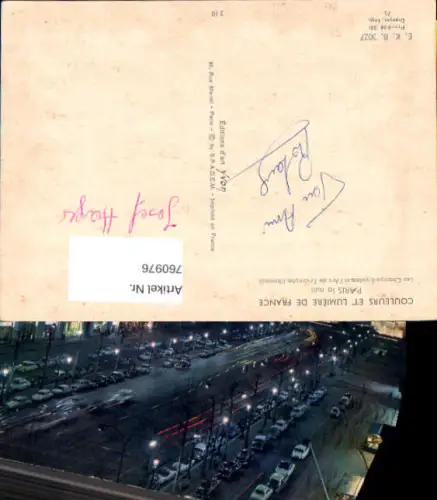 760976 Paris Les Champs-Élysées et l'Arc de Triomphe 8. Arrondissement France