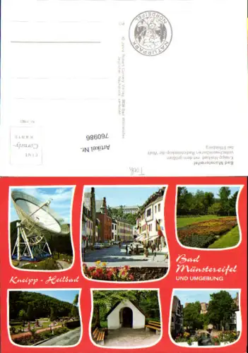 760986 Bad Münstereifel Radioteleskop Effelsberg LK Euskirchen