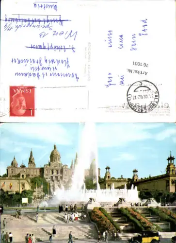 761001 Barcelona Palau Nacional Prov. Barcelona Spain