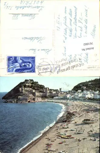 761002 Tossa de Mar Costa Brava Girona Spain Strandleben
