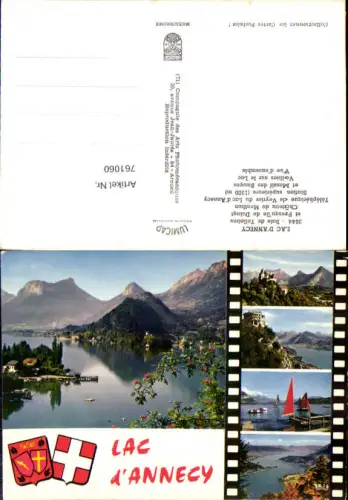 761060 Lac d'Annecy Arrondissement of Annecy France