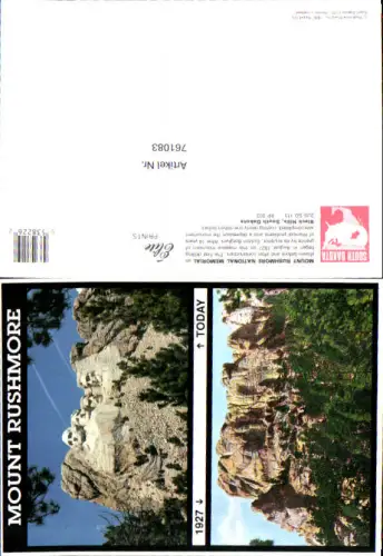 761083 Mount Rushmore National Memorial Black Hills Pennington County USA