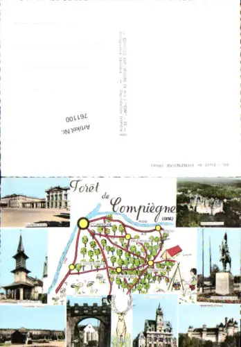 761100 Compiègne Forêt de Compiègne Département Oise France