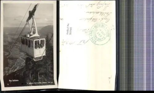 303503,Foto Ak Seilbahn Gondel 1 Rax Raxbahn b. Hirschwang