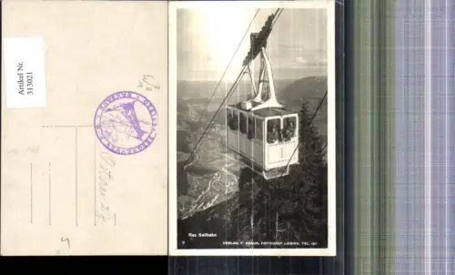313021,Foto Ak Seilbahn Gondel 1 Raxbahn b.Hirschwang