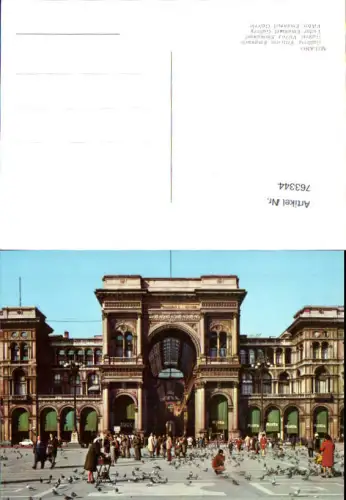 763344 Milano Galleria Vittorio Emanuele Metropolitan City of Milan Italy