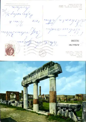 763390 Pompei, Das Forum Neapel Italy