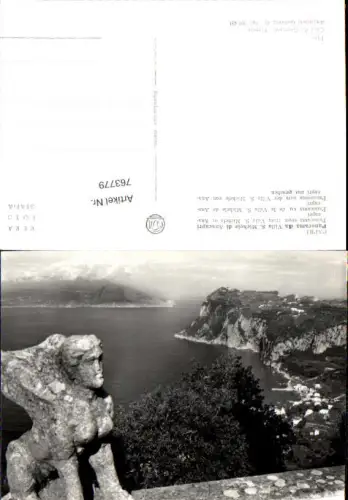 763779 Capri Anacapri Panorama da Villa S. Michele Neapel Italy