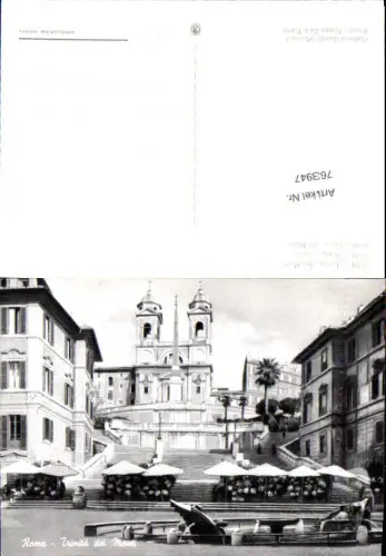 763947 Roma Trinità dei Monti Rom Italy