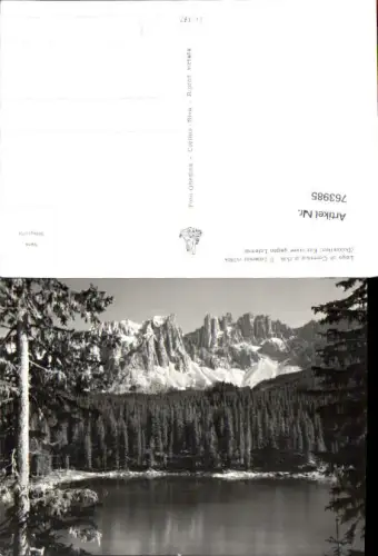 763985 Karersee Lago di Carezza Latemar Bozen Südtirol Italy