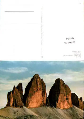 764184 Drei Zinnen Gröden Tre Cime di Lavaredo Trentino Belluno Südtirol Italy