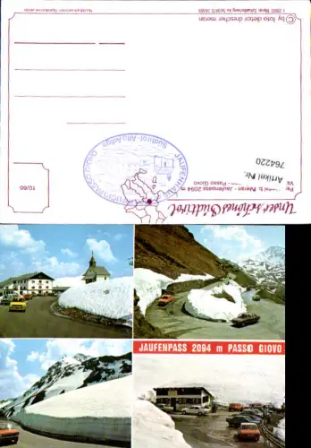 764220 Jaufenpass Sterzing Vipiteno Burggrafenamt Italy