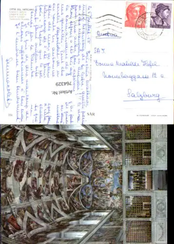 764329 Vatikanstadt Sixtinische Kapelle Vatikan Vatican City
