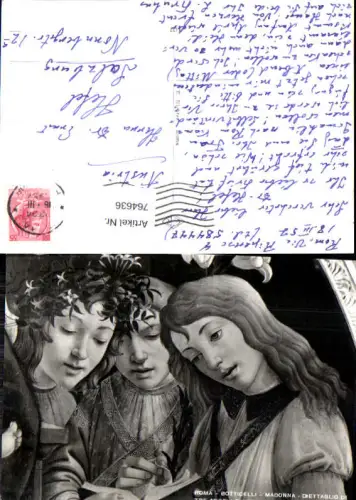 764636 Rom Motiv: Botticelli Madonna Rom Hauptstadt Italy