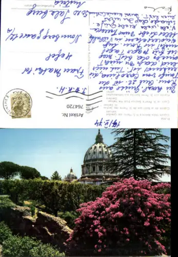 764720 Rom Petersdom Vatikan Vatikanischen Garten Vatikanstadt Italy
