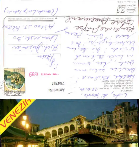 764751 Venezia Rialto-Brücke Venedig Italy