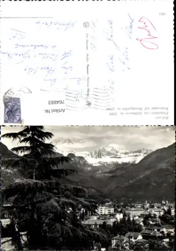 764883 Bolzano Panorama mit Rosengarten Provinz Bozen Italy
