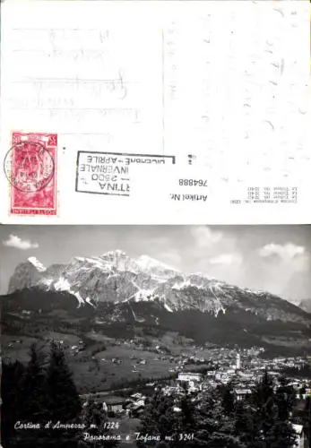 764888 Cortina d'Ampezzo Panorama e Tofane Provinz Belluno Italy