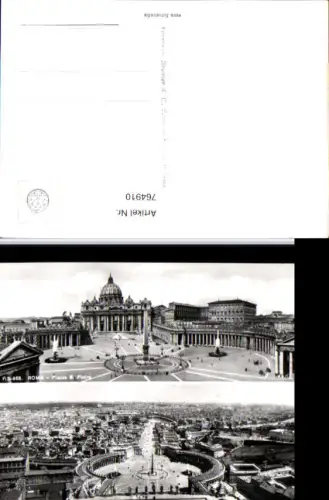 764910 Roma Piazza S. Pietro Rom Italy
