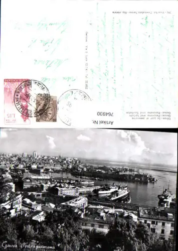 764930 Genova Panorama und Seehafen Città metropolitana di Genova Italy