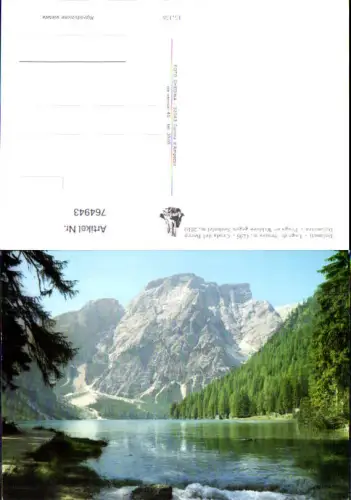 764943 Pragser Wildsee Prags Lago di Braies Trentino Pustertal Italy