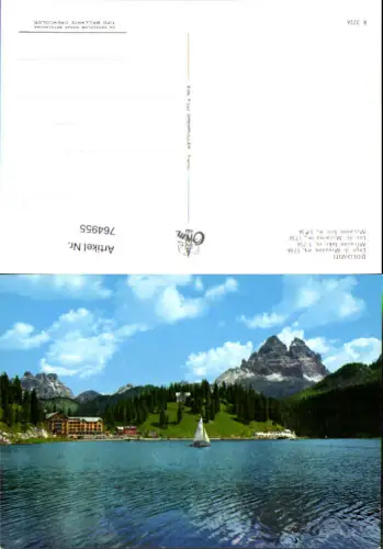 764955 Misurinasee Dolomiti Auronzo di Cadore Provinz Belluno Italy