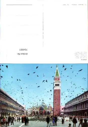 764981 Venedig Piazza San Marco Venedig Italy