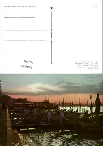 764986 VeneziaMolo di S. Marco Venedig Italy
