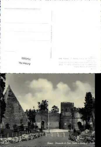 764989 Roma (Piramide di Caio Cestio e Porta S. Paolo) Rom Italy