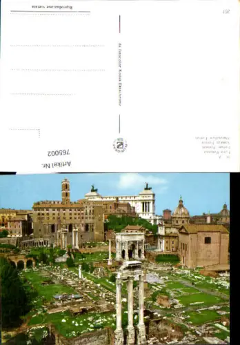 765002 Roma Forum Romanum Rom Hauptstadt Italy