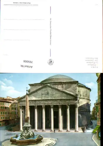 765008 Roma Pantheon Rom Italy
